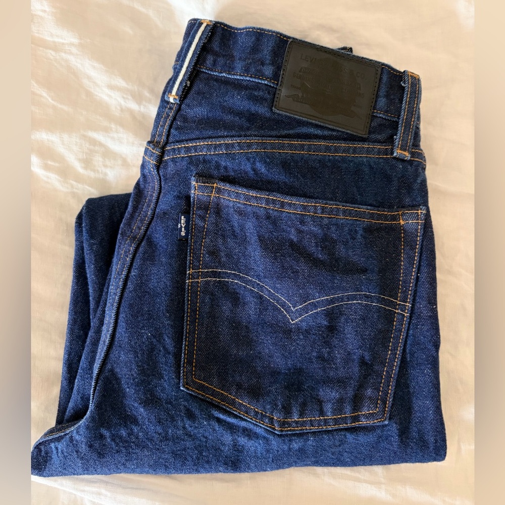 Premium Japanese Selvedge Levi’s “Blue Tab” Denim “Column” Jeans NWOT